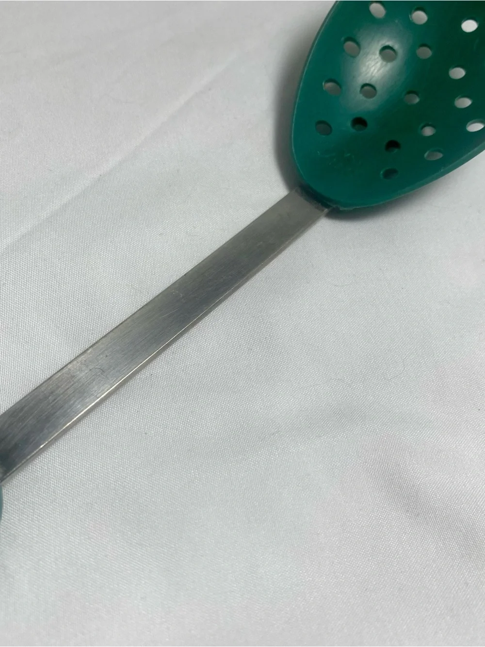 VTG Bonny Stainless Steel Slotted Cooking Serving Spoon Hunter Green USA